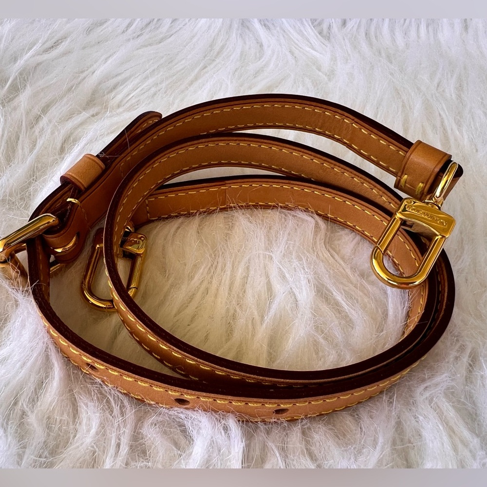LV Leather Shoulder Strap